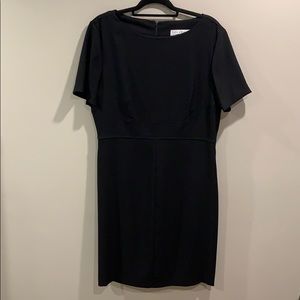 Vintage Lois Snyder Dani Max Black Dress Sz 16